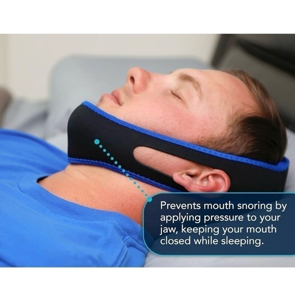SleepEz Anti Snoring Chin Strap Snoring Solution - Picture 5 of 8